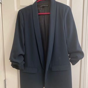 Zara blazer in dark green.